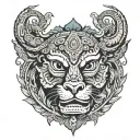 Nepali tattoo design idea