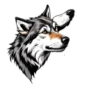 Turkish wolf tattoo design idea