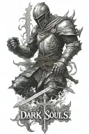 dark souls lost souls tattoo design idea