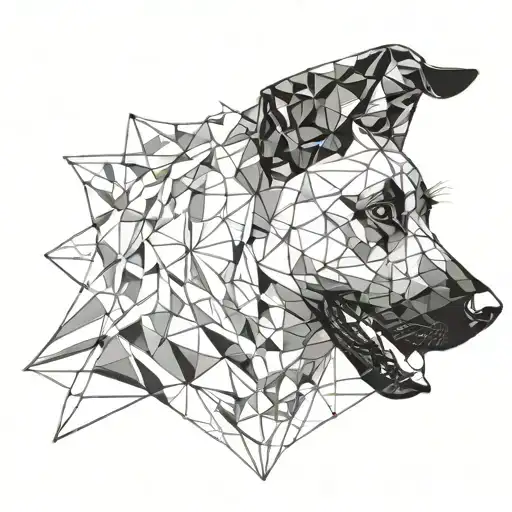 belgian malinois tattoo design idea