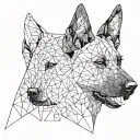 belgian malinois tattoo design idea