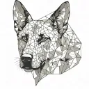 belgian malinois tattoo design idea