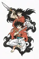 inuyasha tattoo design idea