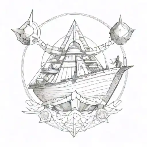 generational space ark  tattoo design idea