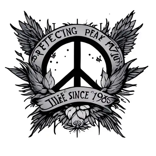 protecting my peace since 1996 tattoo design idea