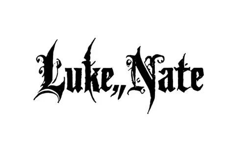 "Luke,Nate" tattoo design idea
