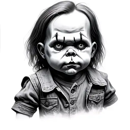 Chucky 2006 it's just tattoo design idea