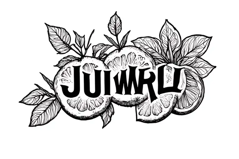 Juice WRLD tattoo design idea