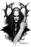 Vampire Igor like Alucard Hellsing tattoo design idea
