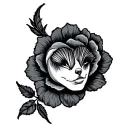 lucky enough tattoo design idea