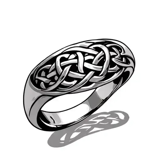 Celtic Knot Ring tattoo design idea