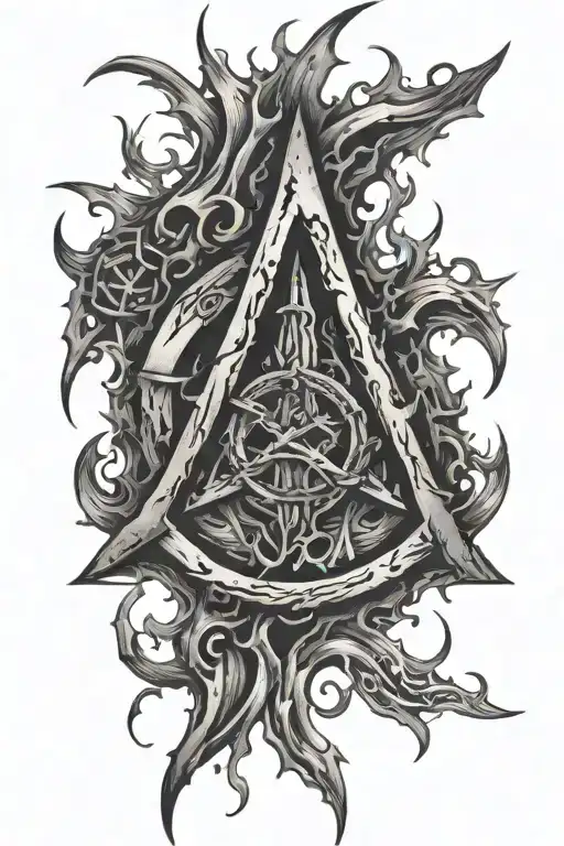 anarchy symbol of fire with Luke 23:34 tattoo design idea