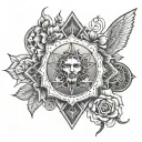 Alice In Chains and Soundgarden tattoo design idea