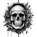 Hidden J tattoo design idea