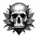 Hidden J tattoo design idea