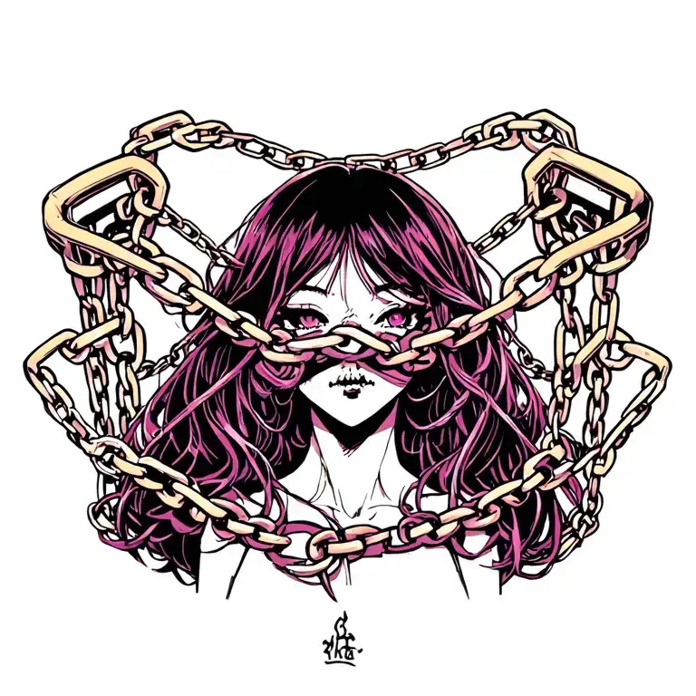 "sissy" "bondage" "chains" "dead" tattoo design idea