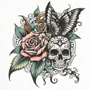 Fede for ever tattoo design idea