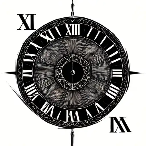 326 in Roman numerals tattoo design idea