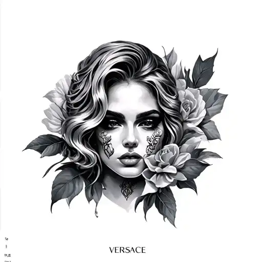 Versace tattoo design idea