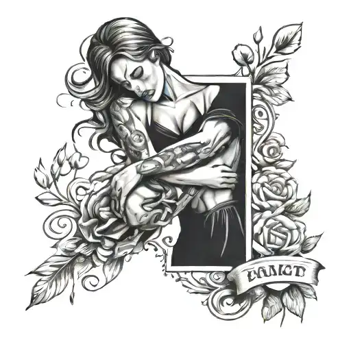 Domestic Violence tattoo design idea