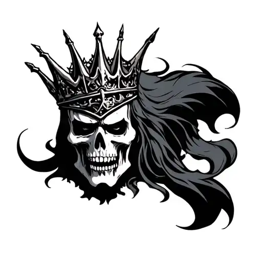 Suicide King tattoo design idea