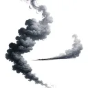 Filler Clouds and Smoke tattoo design idea