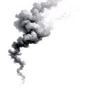 Filler Clouds and Smoke tattoo design idea