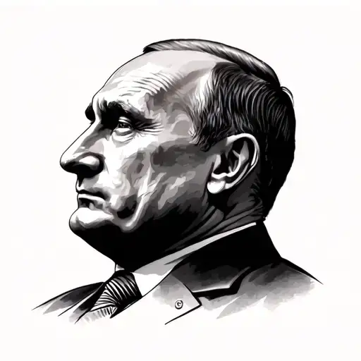 Putin tattoo design idea