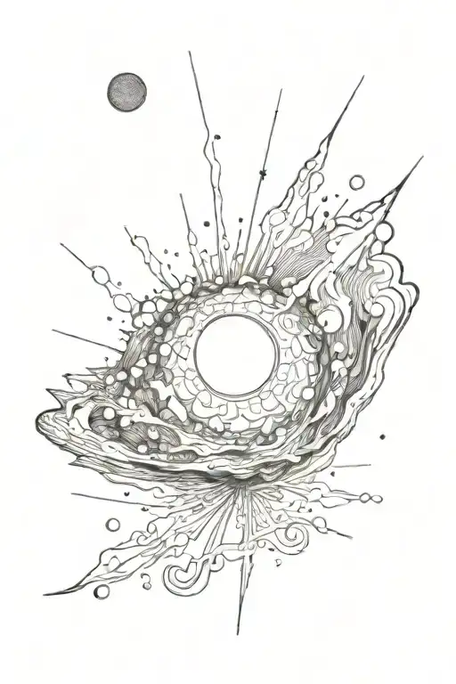 Someday you will find meCaught beneath the landslideIn a champagne supernova in the sky tattoo design idea