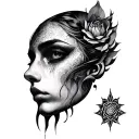 empath tattoo design idea