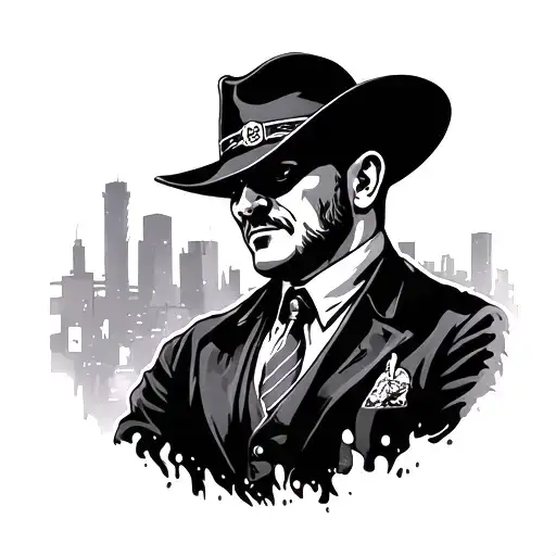 Mafia tattoo design idea