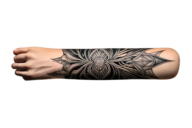 art deco arm tattoo tattoo design idea