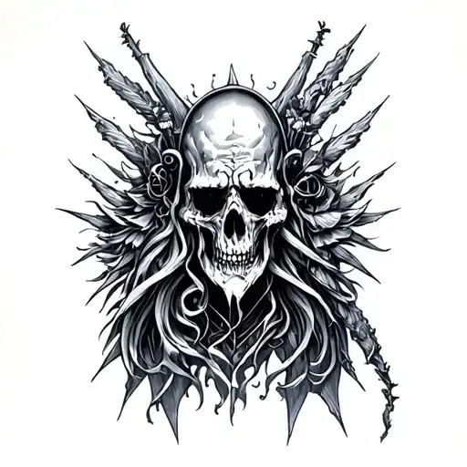 Blasphemous tattoo design idea