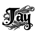 the name "Jay" tattoo design idea