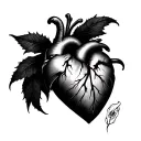 Cold Heart tattoo design idea