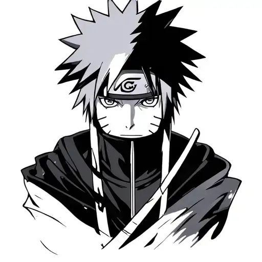 Shinigami Naruto Minato Kakashi tattoo design idea