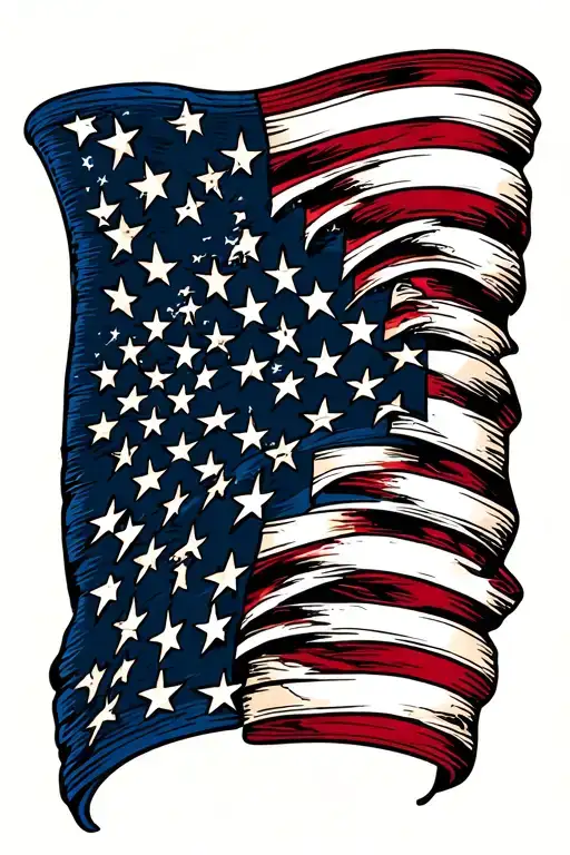 american flag sleeve tattoo tattoo design idea
