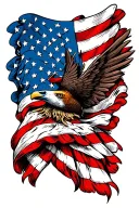 american flag sleeve tattoo tattoo design idea