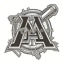 dodgers logo tattoo design idea