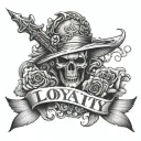 Loyalty tattoo design idea