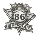 Interstate Sign tattoo design idea