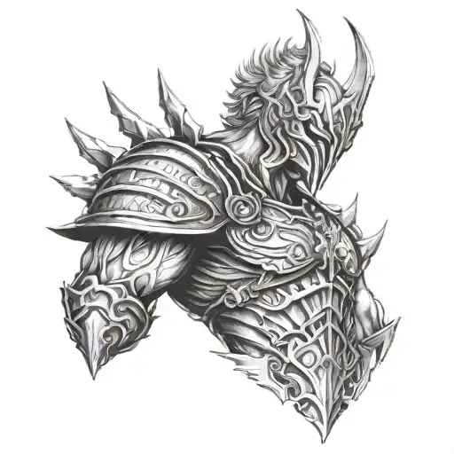 Berserk curse mark tattoo design idea