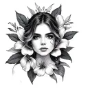 Lilly Liam Dakota Bailey tattoo design idea