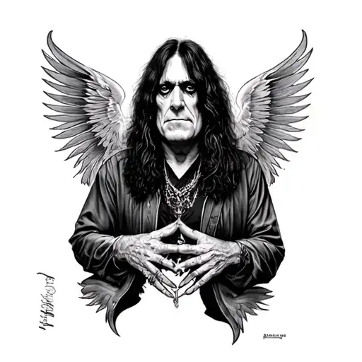 Ozzy Osbourne tattoo design idea