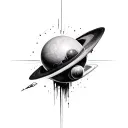 Filler Space tattoo design idea