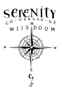 "serenity courage wisdom" compass navigation  tattoo design idea