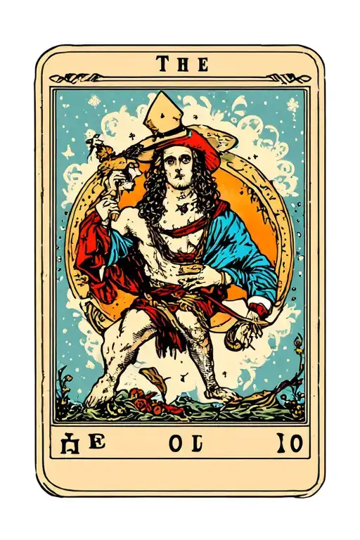 tarot the fool the binding tattoo design idea