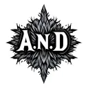 Logo using Letters A. N. D. tattoo design idea
