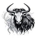 Taurus And Libra tattoo design idea