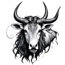 Taurus And Libra tattoo design idea